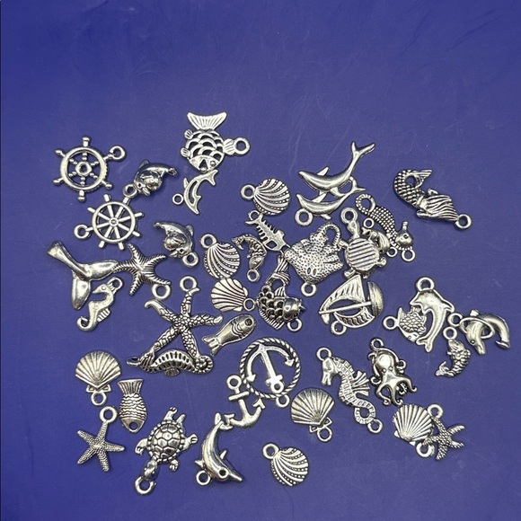 Silver Nautical and Marine Charms - Picture 2 of 3